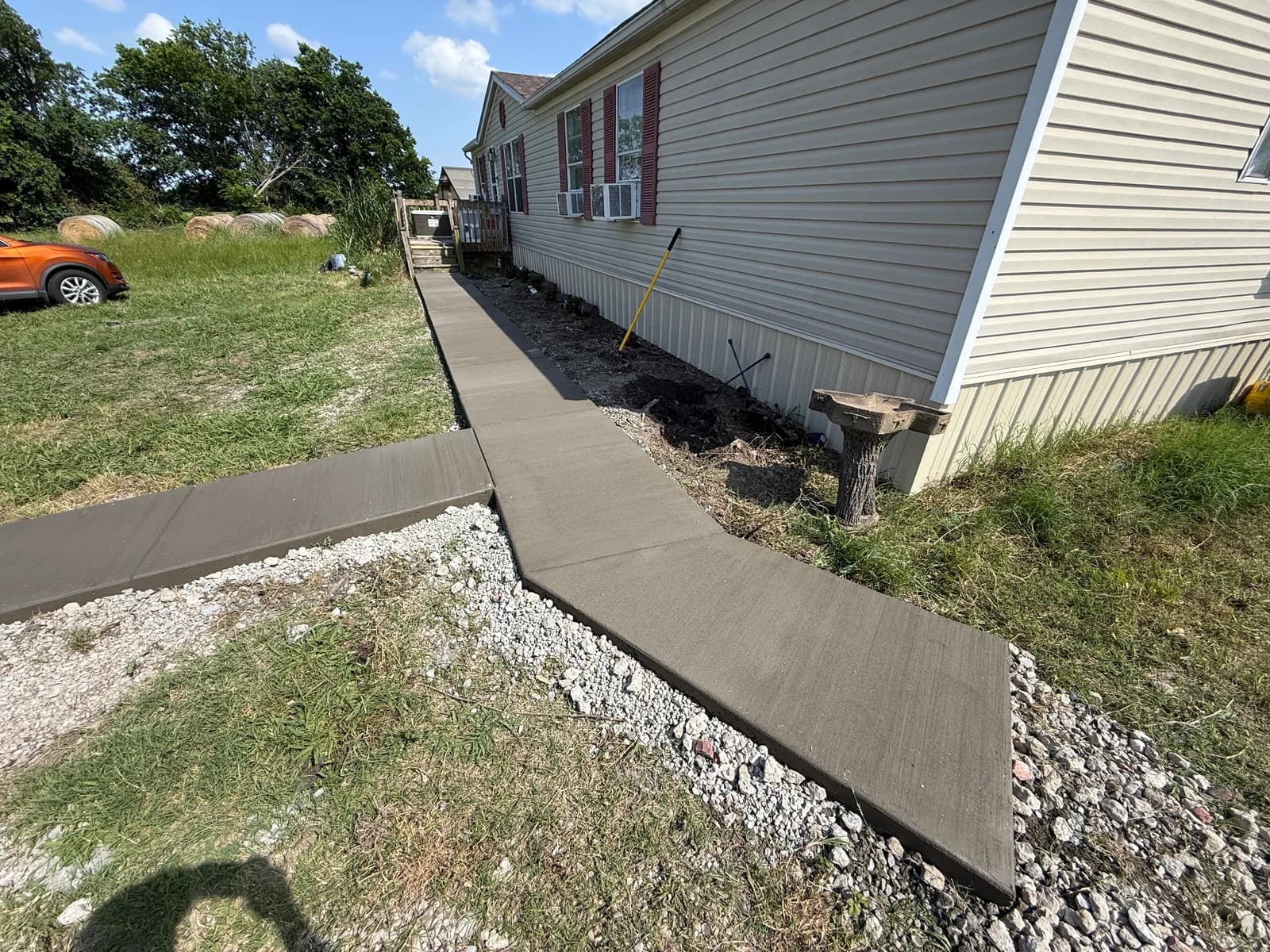 50 ft Concrete Walkway - Caddo Mills photo 3