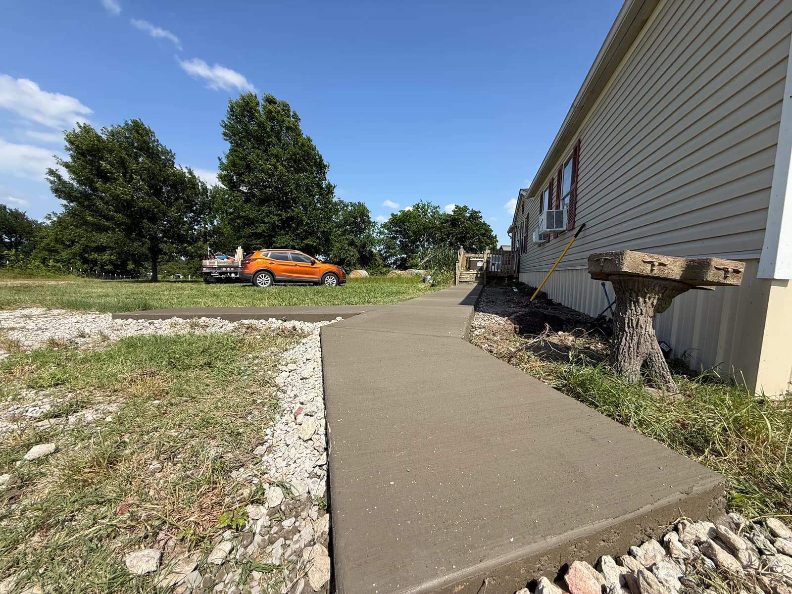 50 ft Concrete Walkway - Caddo Mills photo 4