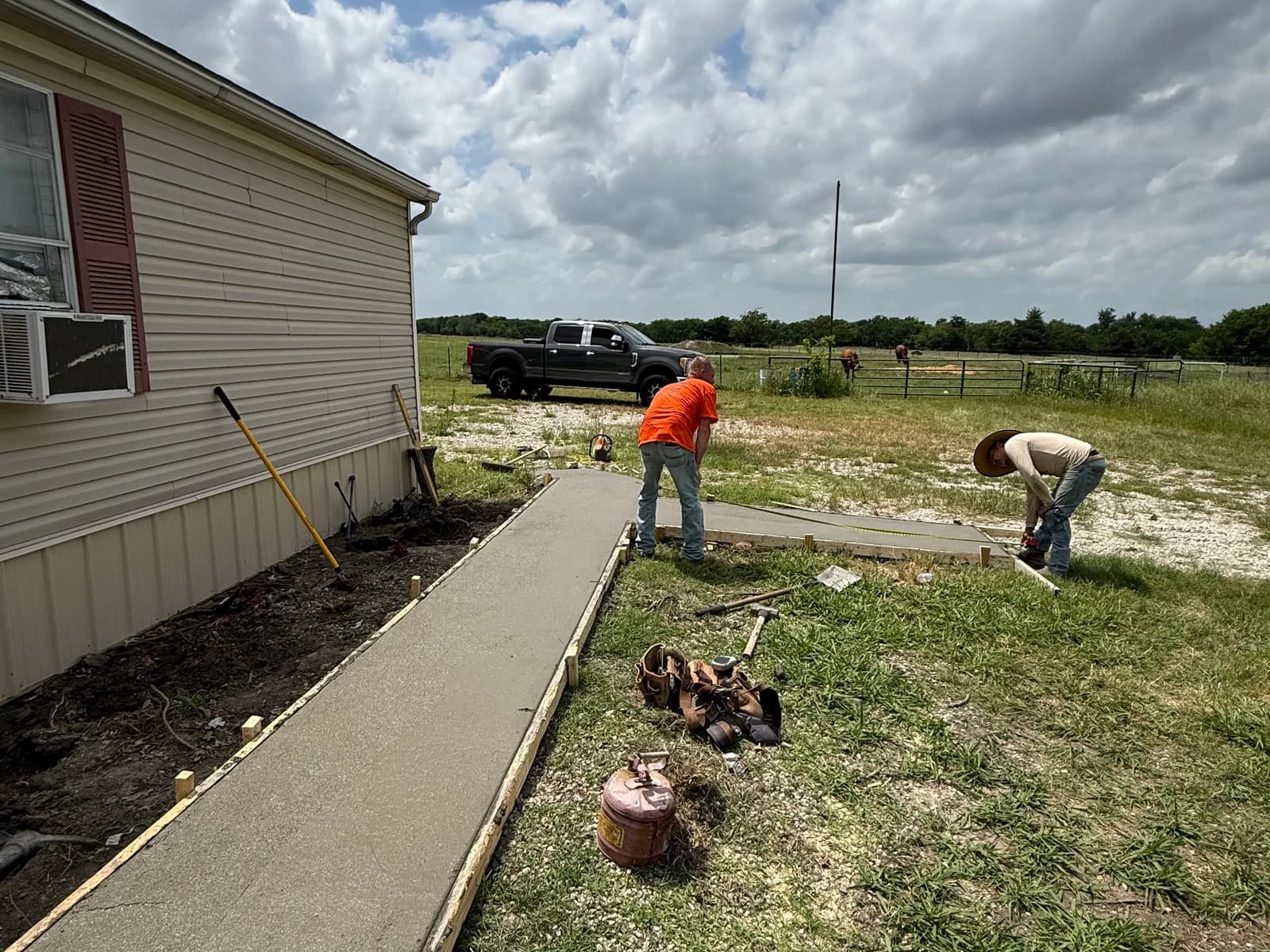 50 ft Concrete Walkway - Caddo Mills photo 6